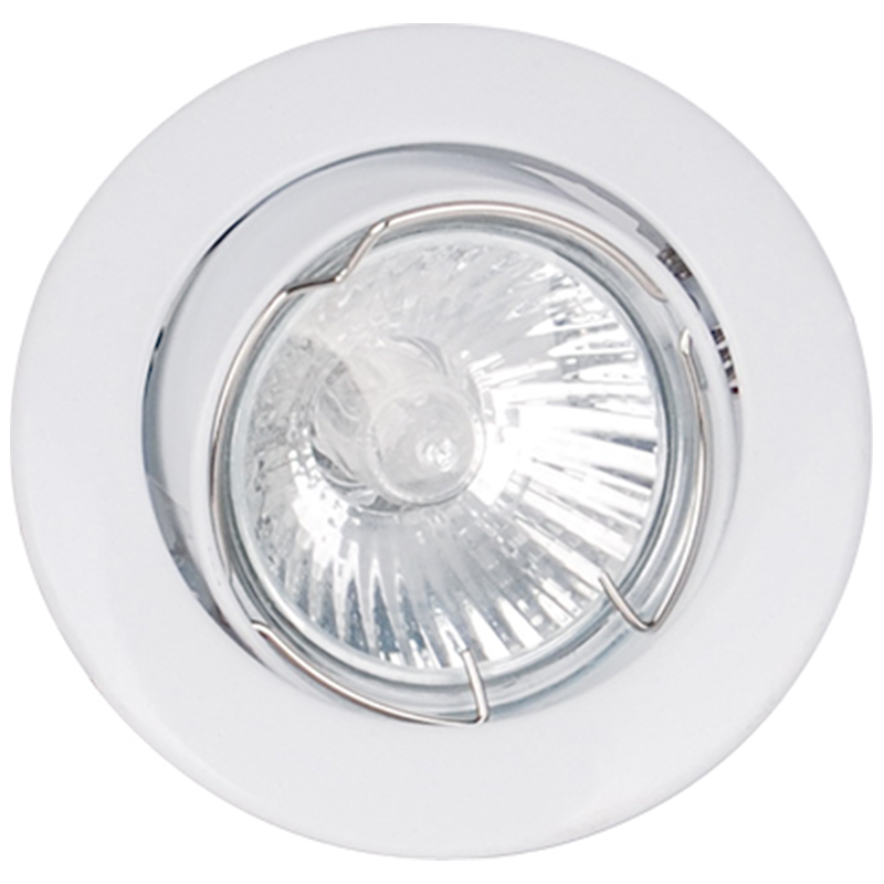 Simple con Gimbal Eye-lid Rotating Spot Downlight Lamp White IP21 GU10