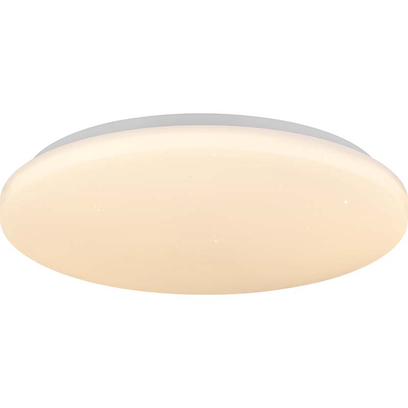 Moderna luz LED redonda de montaje en superficie tenue, 3000-6500K Luz de techo ultrafina de 40 cm de diámetro