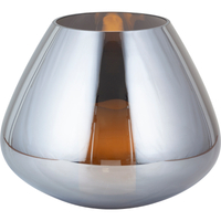 Abraza el sutil glamour del KELLY Full Smoke Glass Candle Holder/Florero Dia.29cm para una decoración elegante