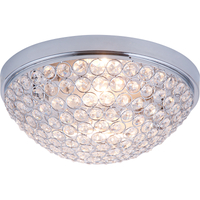 Plafón de Cristal Estilo Redondo Diseño Clásico Elegante IP21 Dia.32 E14